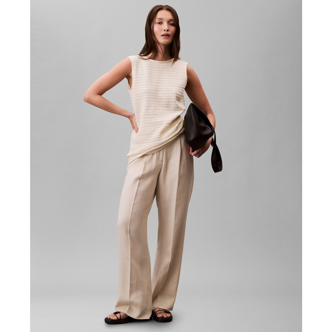 Robe mini 'Crochet Shift' pour Femmes