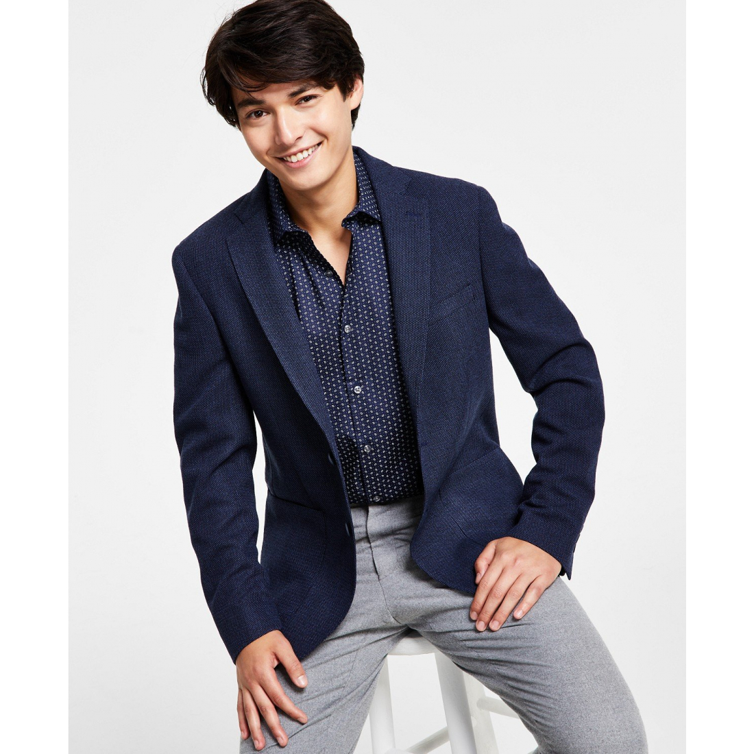 Men's 'Slim-Fit Textured Sport' Coat