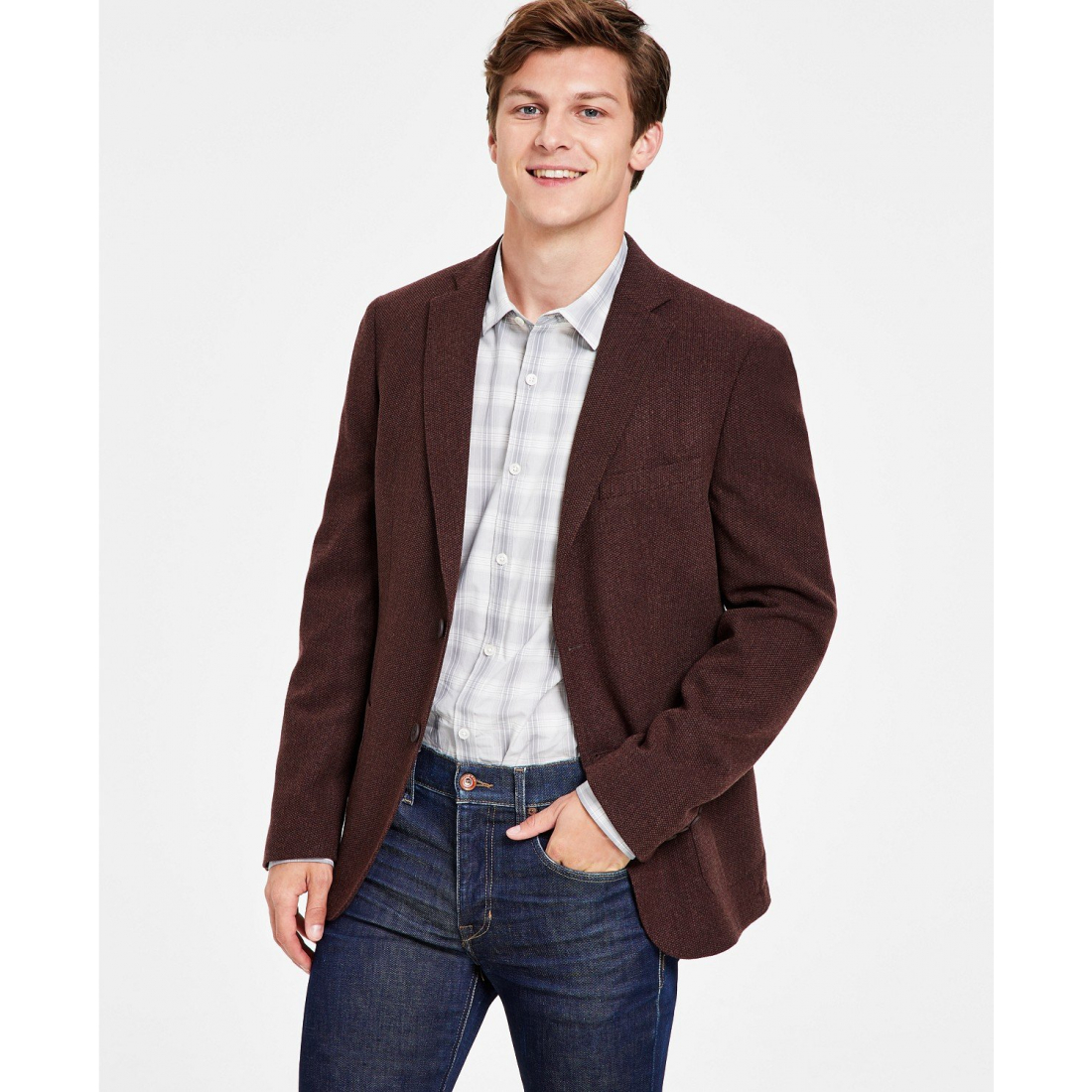 Men's 'Slim-Fit Textured Sport' Coat