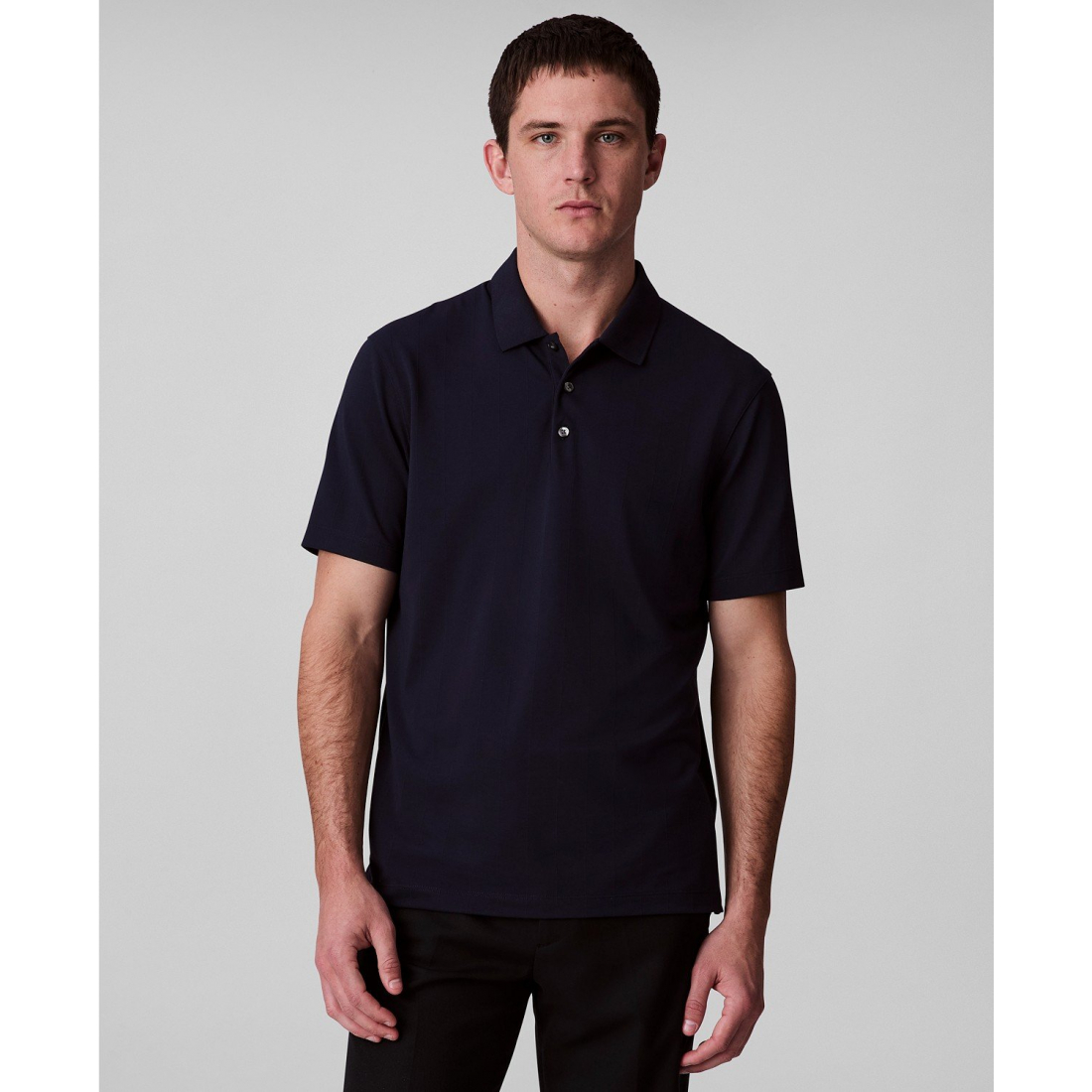 'Stretch Jacquard' Polohemd für Herren