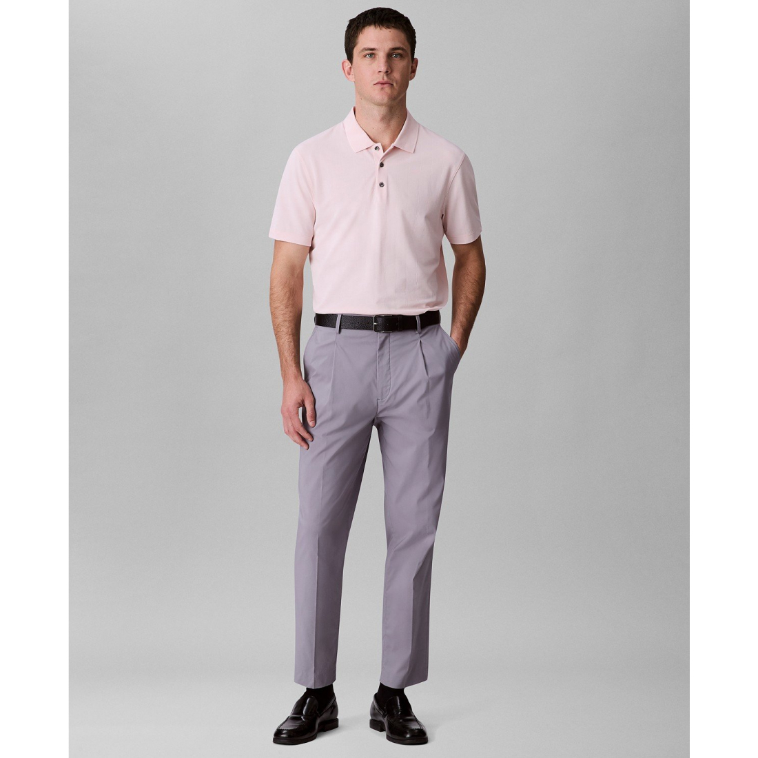 'Stretch Jacquard' Polohemd für Herren