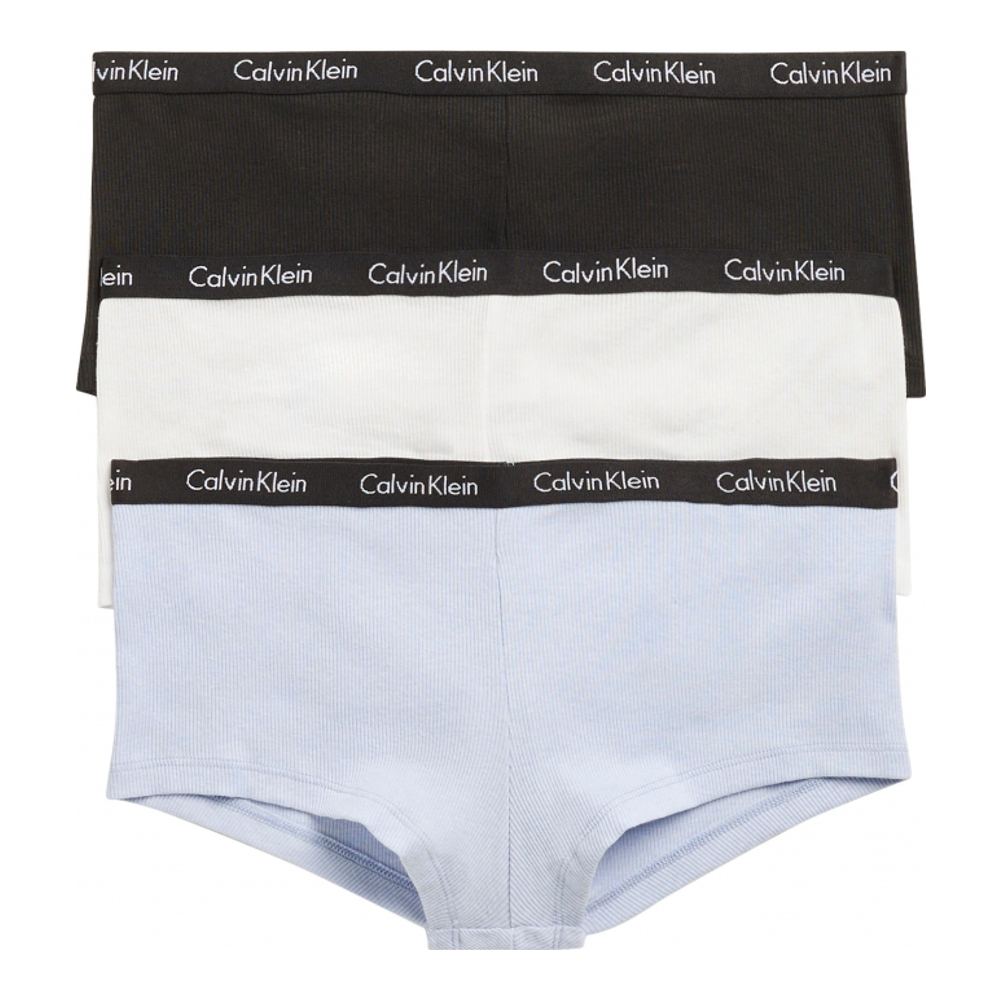 'Rib Knit' Shorty für Damen - 3 Stücke