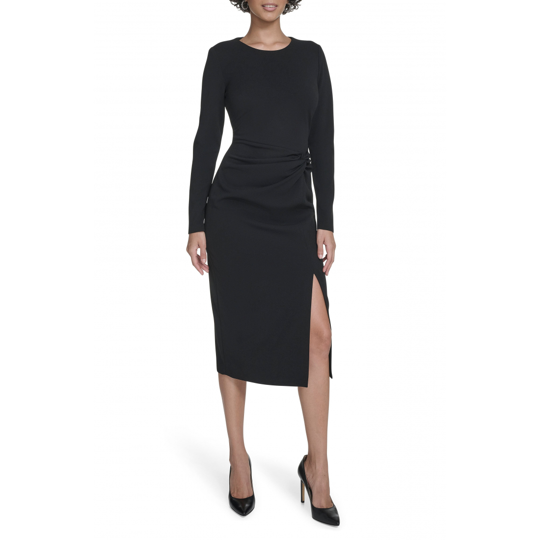 Robe fourreau 'Knot Waist Midi' pour Femmes