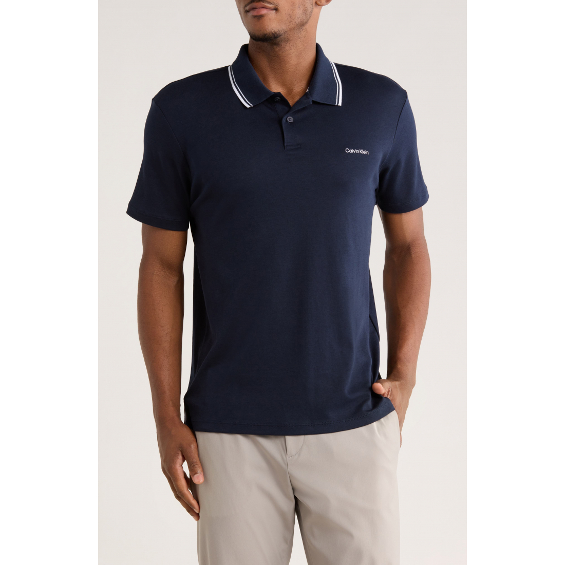 Polo 'Tipped Knit' pour Hommes