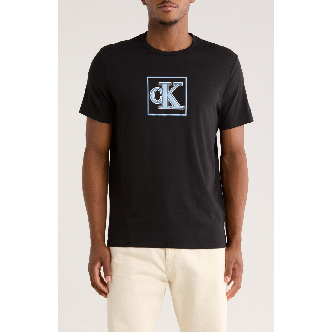 T-shirt 'Outline Box Logo Graphic' pour Hommes