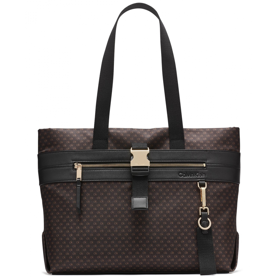 Women's 'Elora Nylon Mini Signature Top Zipper' Tote Bag