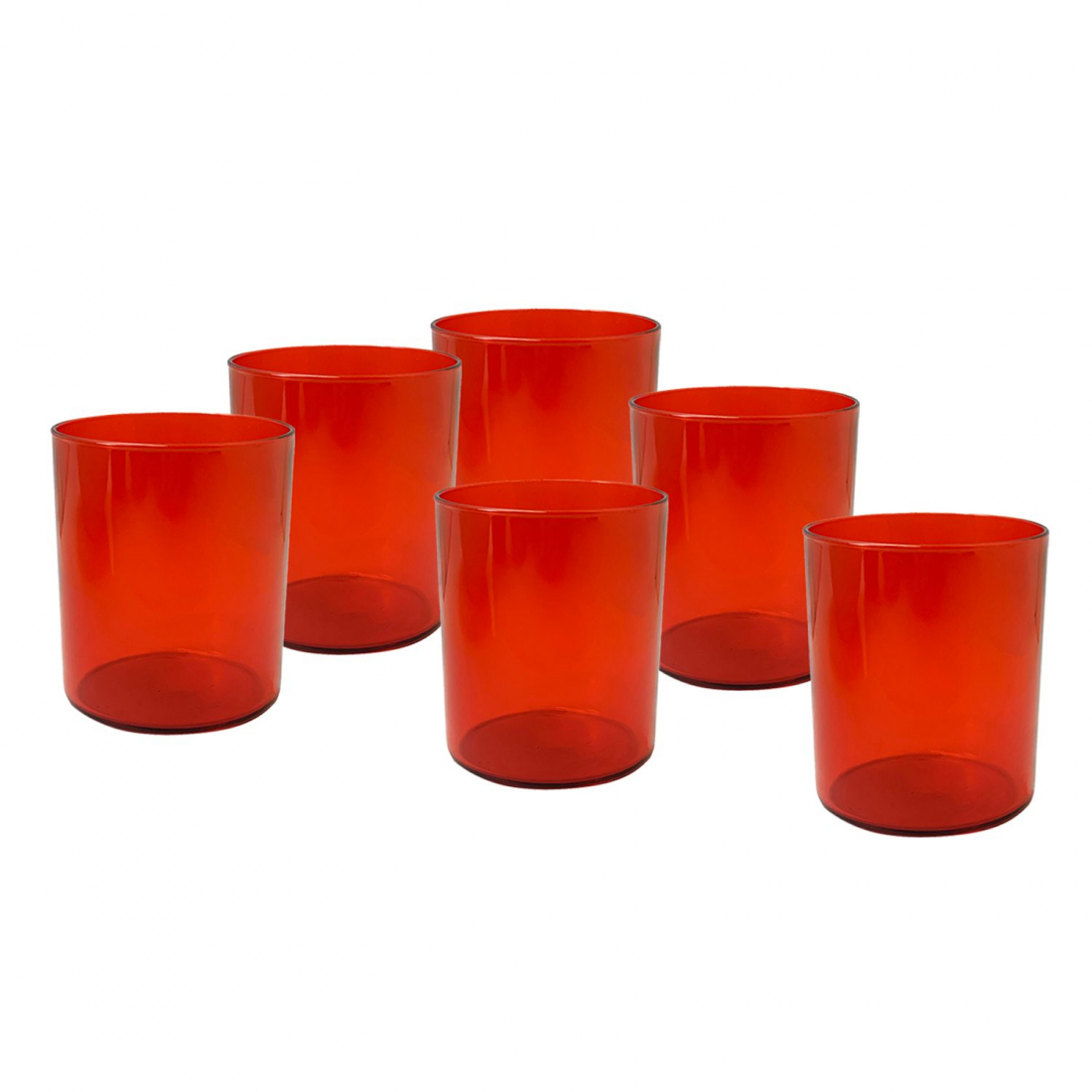 Aere Set Mit 6 Roten Gläsern (25 Cl)