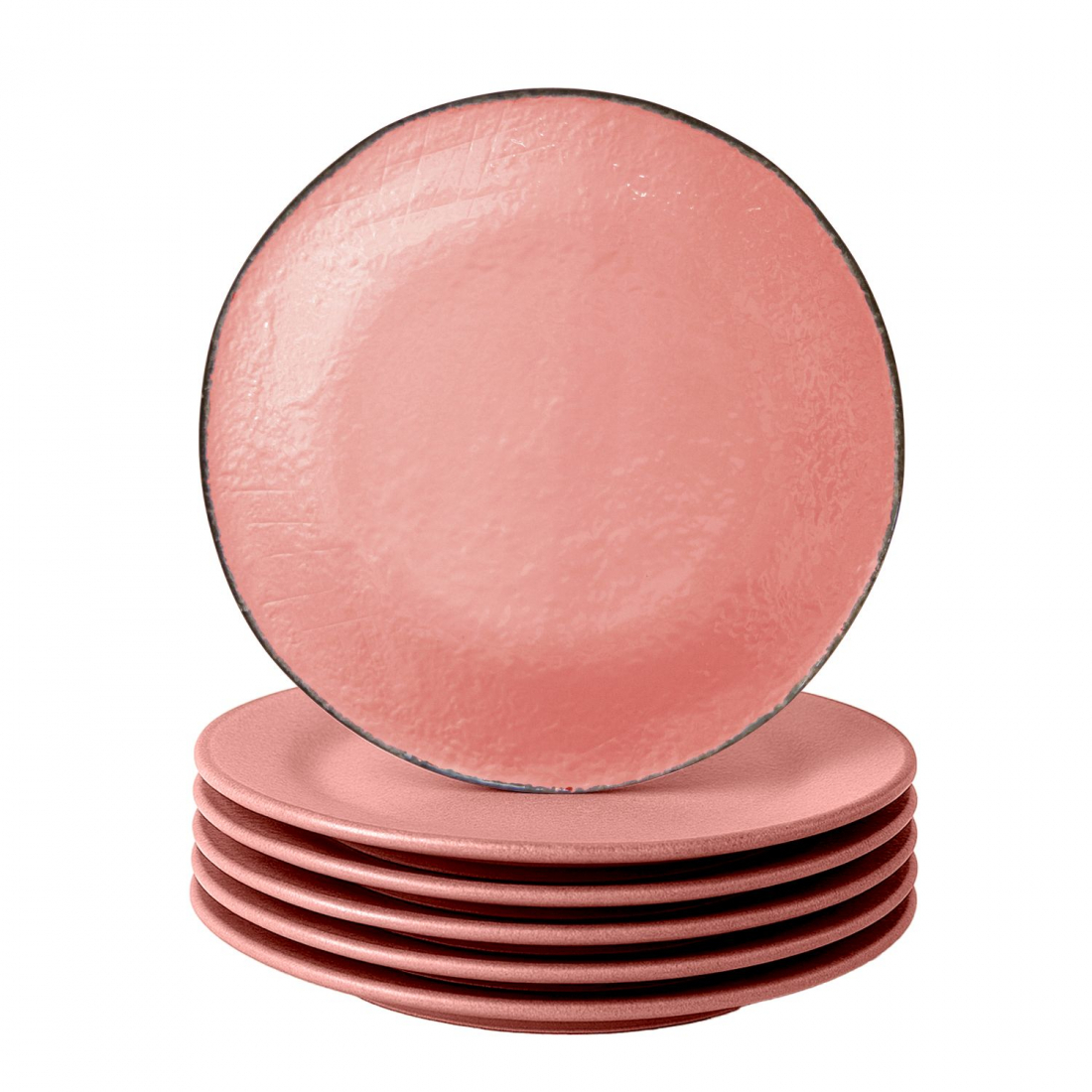 Preta Lot De 6 Assiettes À Fruits 20 Cm En Céramique Cipria