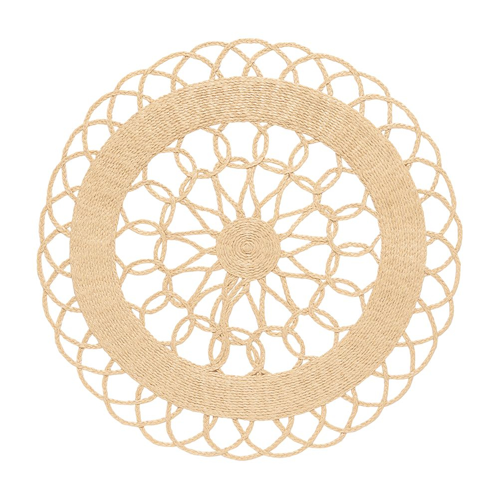 Round Brazilian Straw Placemat