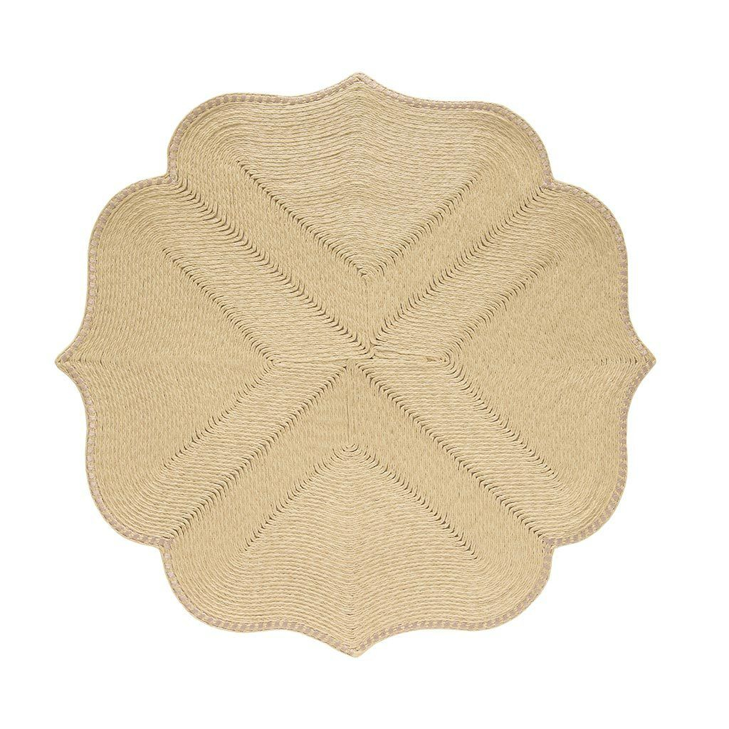 Provence Round Placemat In Natural Straw Ø40 Cm