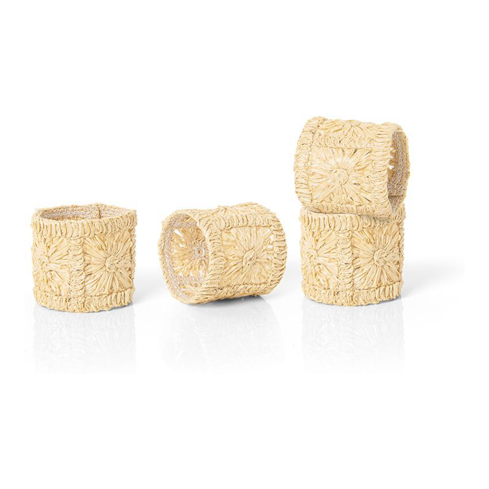 4-Teiliger Serviettenring „Sonne“