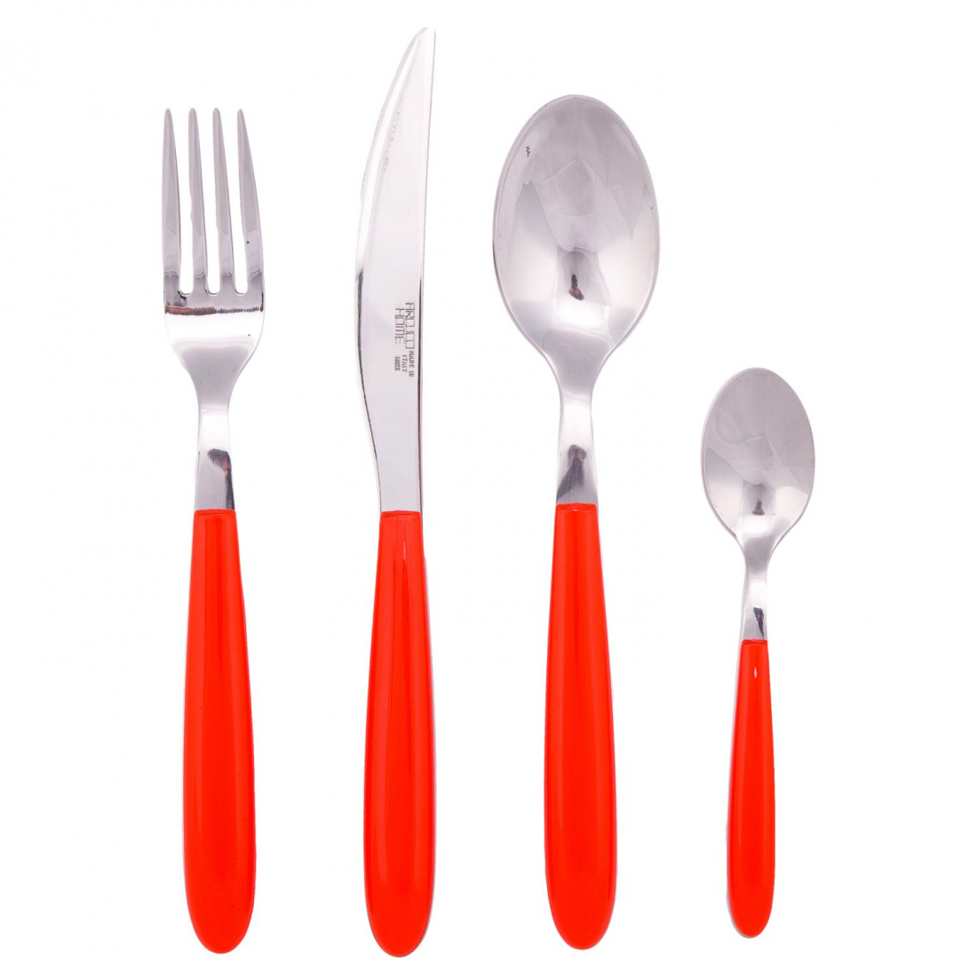 Drop Set Besteck 24-Teilig Rot