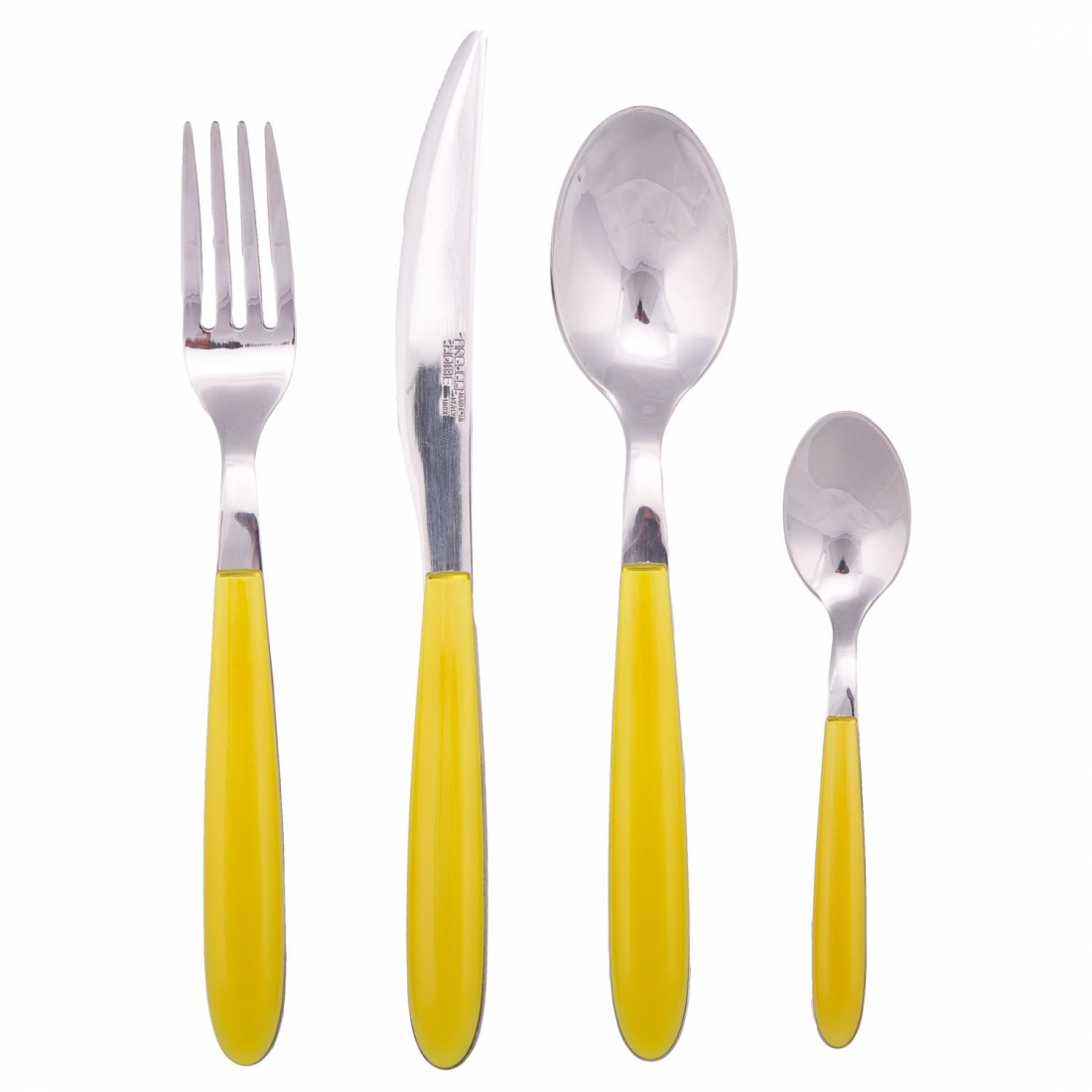 Drop Set Besteck 24-Teilig Gelb