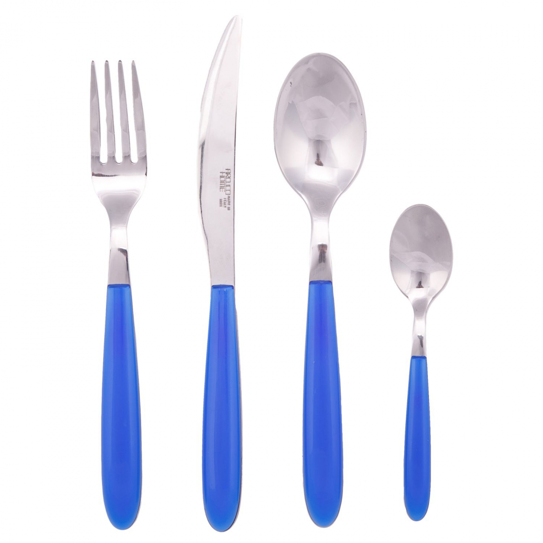 Ensemble De Couverts Bleus Drop 24 Pièces