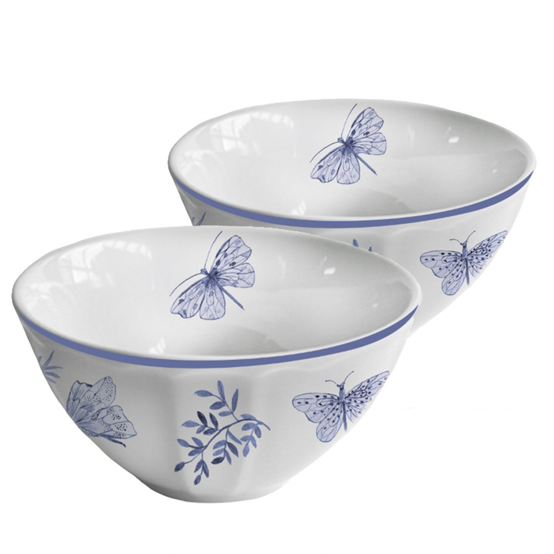Sonia 2Er-Set Blaue Müslischalen
