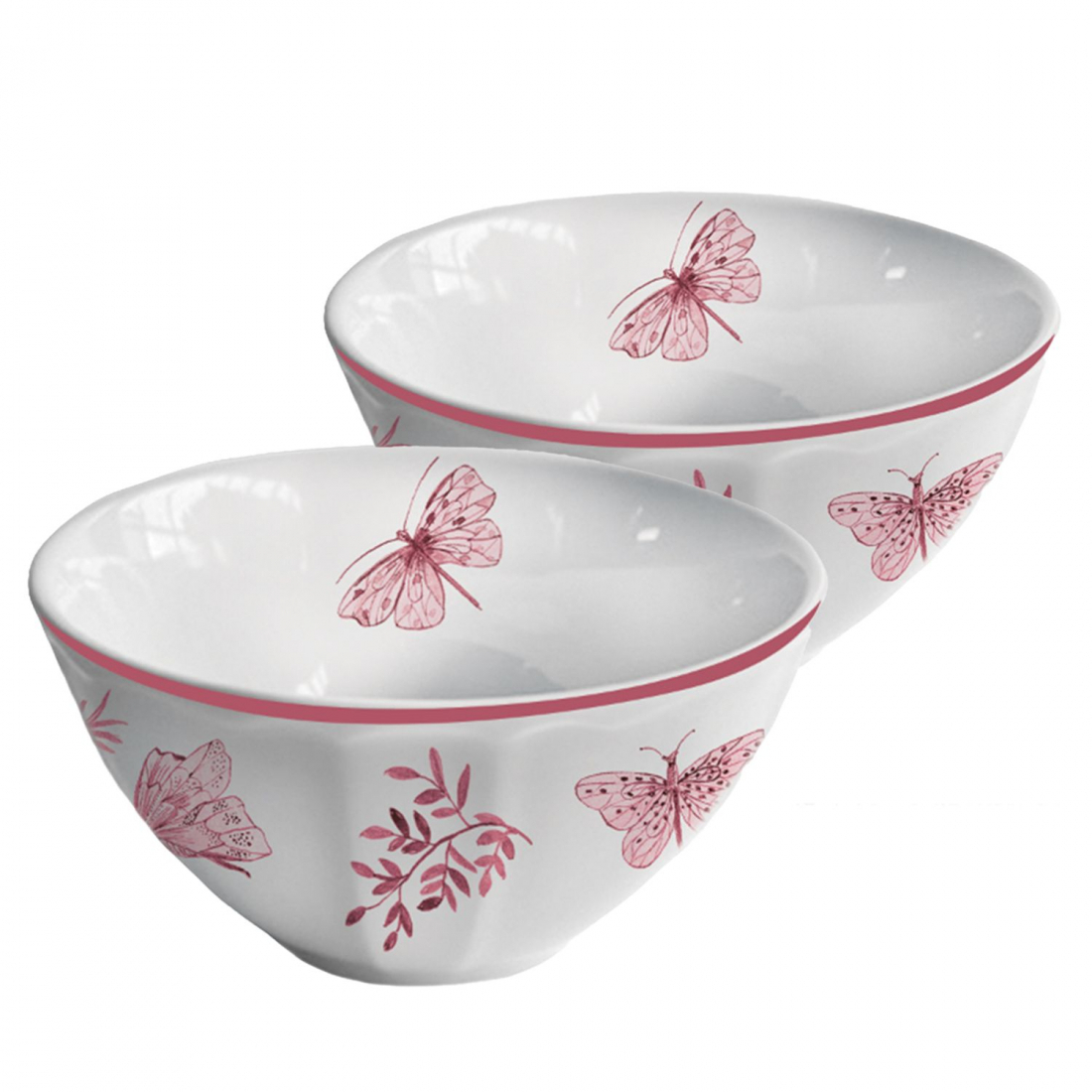 Sonia – 2Er-Set Rosa Müslischalen