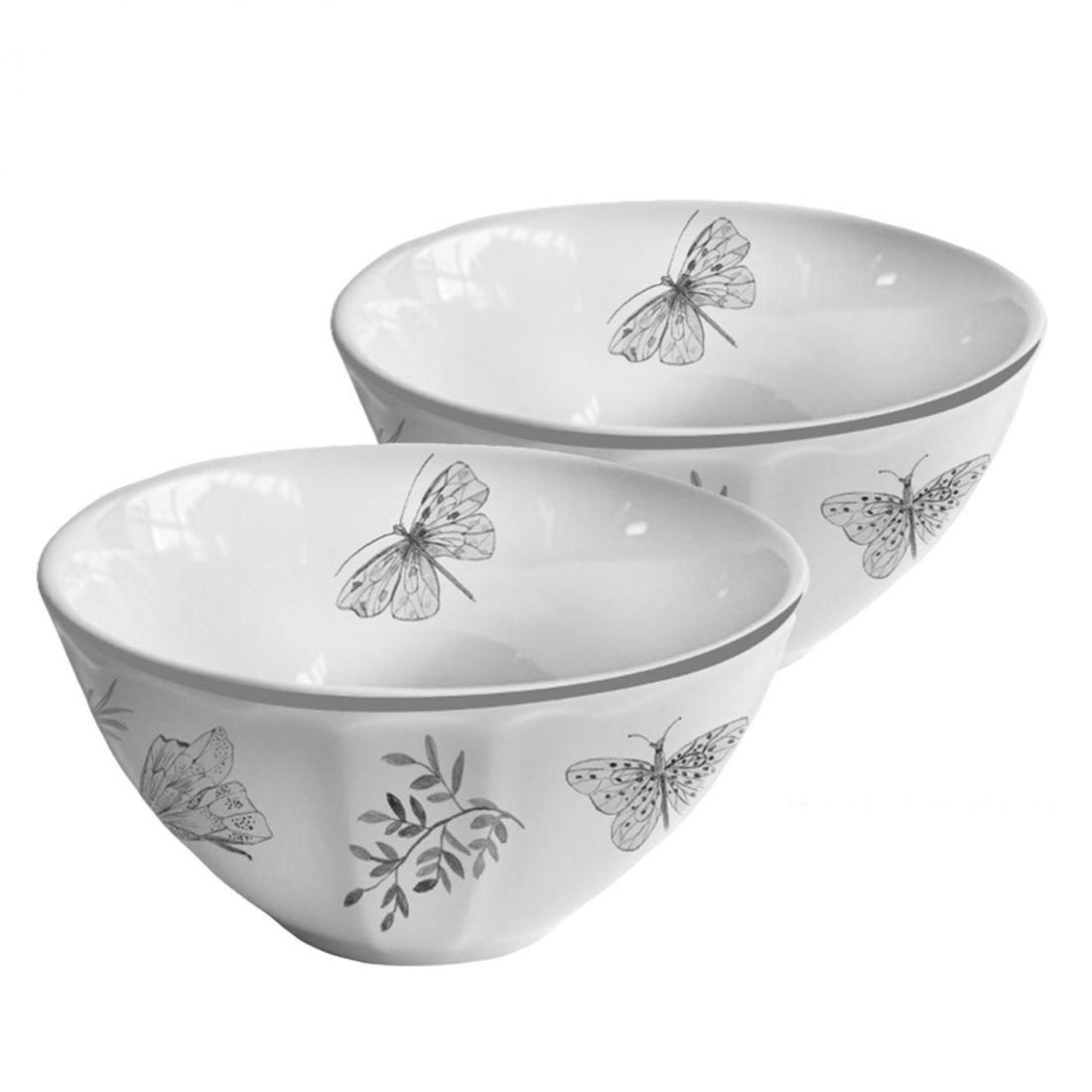 Sonia – 2Er-Set Schwarze Müslischalen