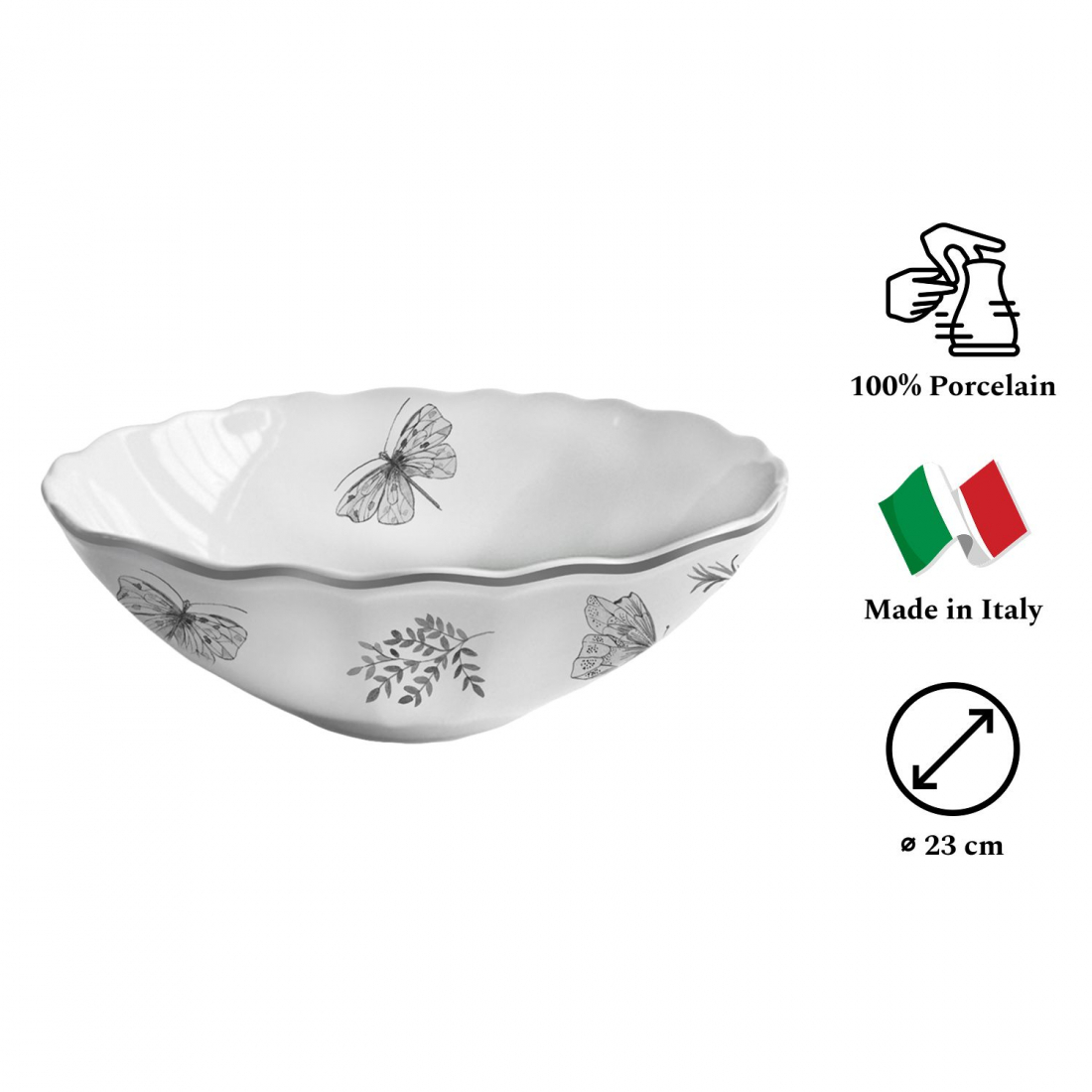 Sonia Schwarze Salatschüssel