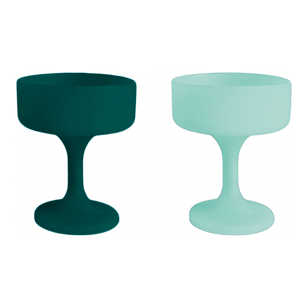2Er-Set Unzerbrechliche Cocktailgläser Aus Silikon – Mecc – Mist + Ink