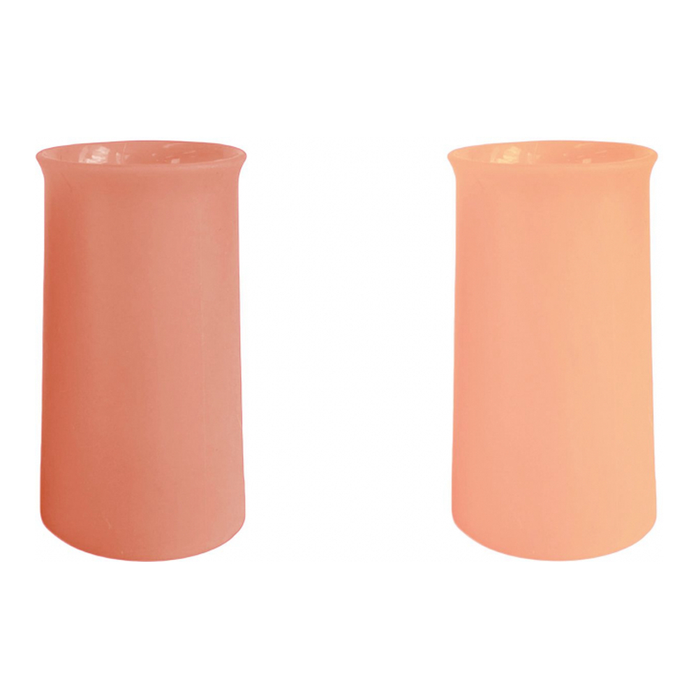 2Er-Set Unzerbrechliche Highball-Gläser Aus Silikon – Stegg – Terra + Peach