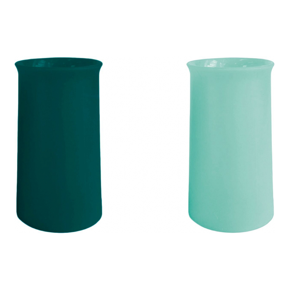 2Er-Set Unzerbrechliche Highball-Gläser Aus Silikon – Stegg – Mist + Ink