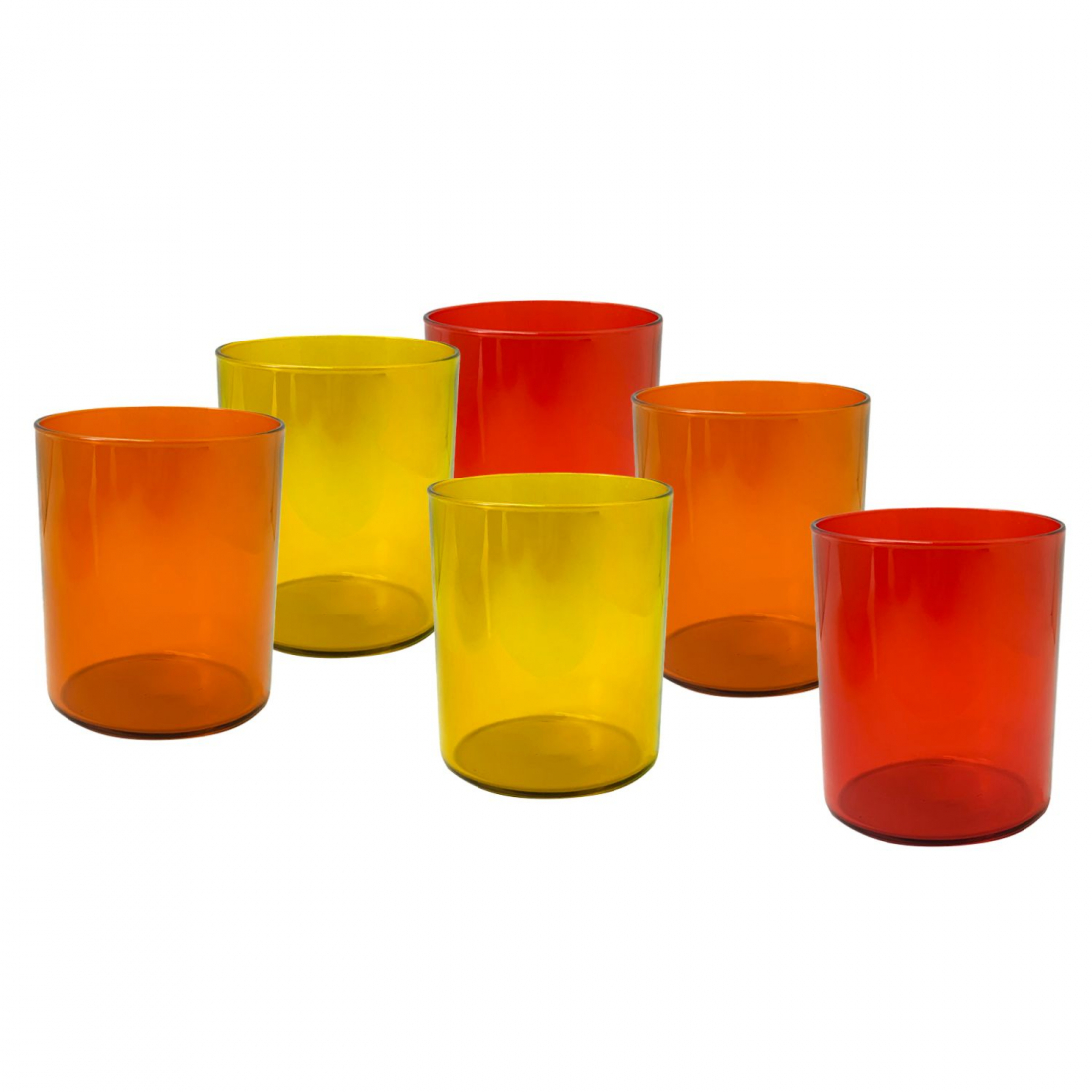 Aere – 6Er-Set Mehrfarbige Gläser (25 Cl)