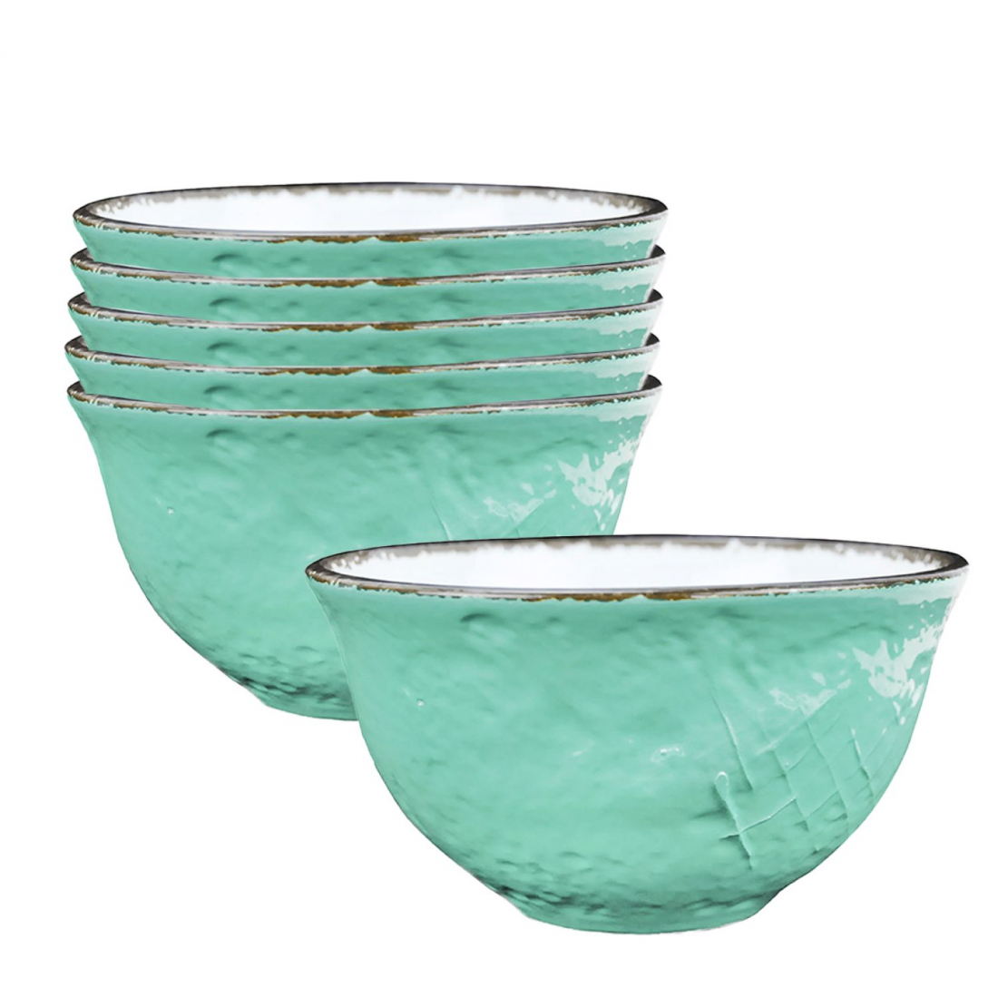 Preta – 6Er-Set Frühstücksschalen In Aquamarinblau