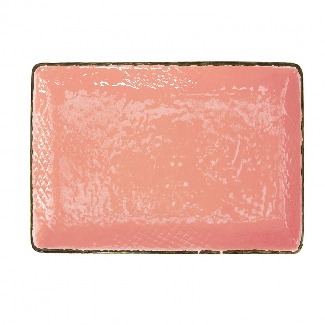 Preta Rechteckiges Tablett 32X26Cm Keramik Pulver