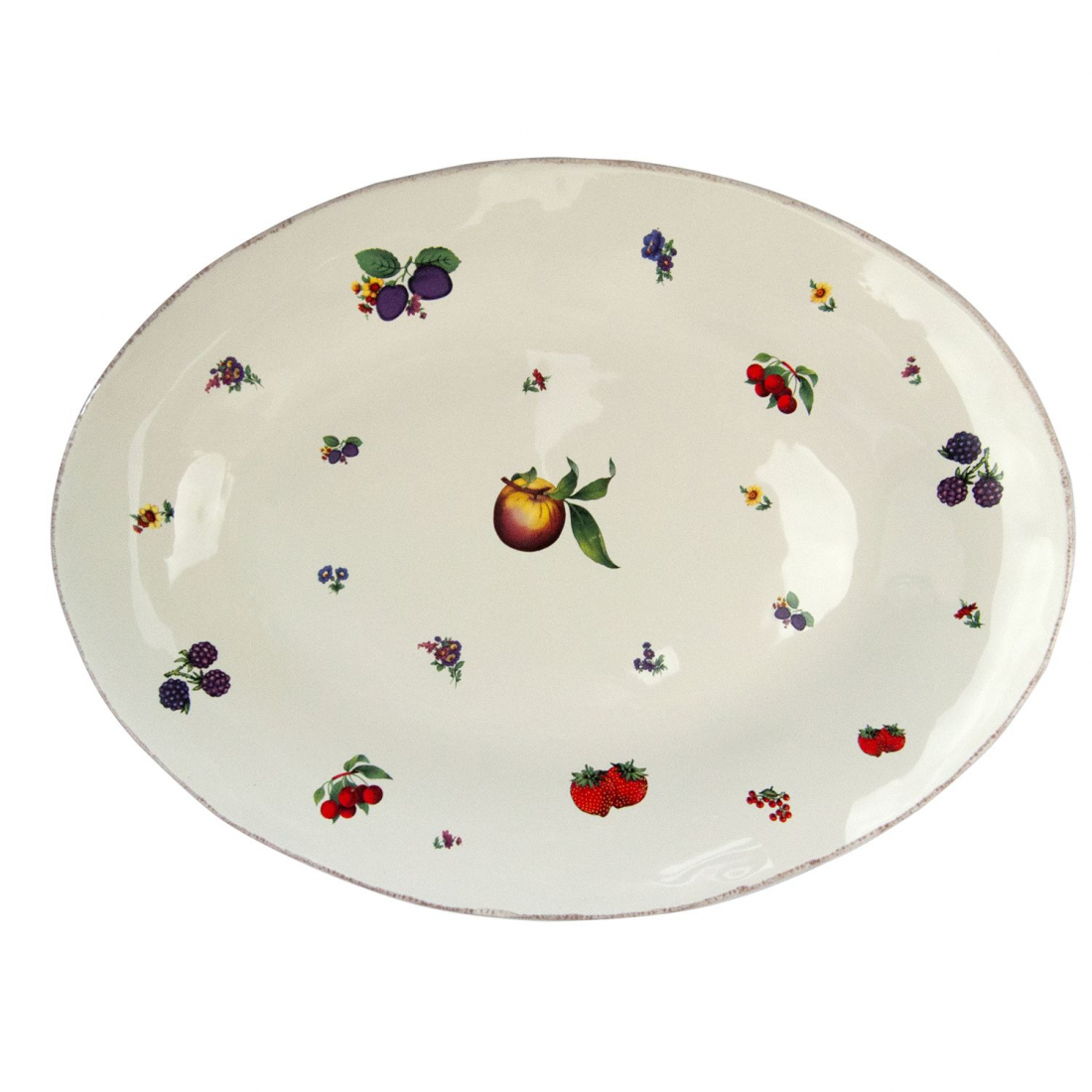 Plateau Ovale À Fruits
