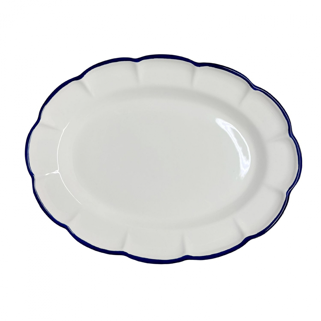 Dolcevita Filo Ovales Tablett 39 Cm Blau