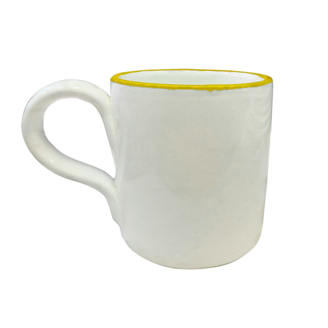 Gelber Rollkragenpullover Aus Filo-Becher