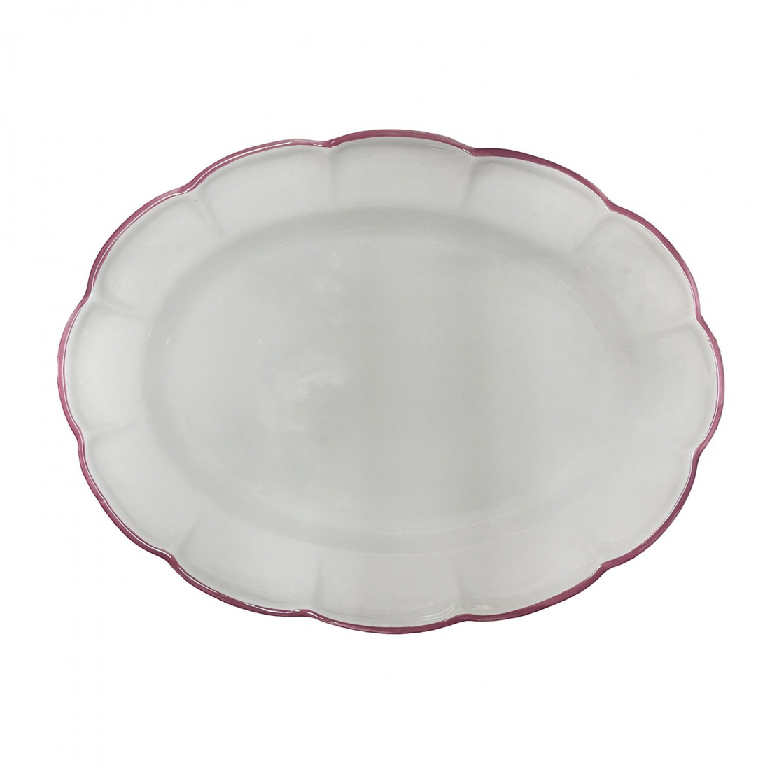 Dolcevita Filo Ovales Tablett 39 Cm Rosa