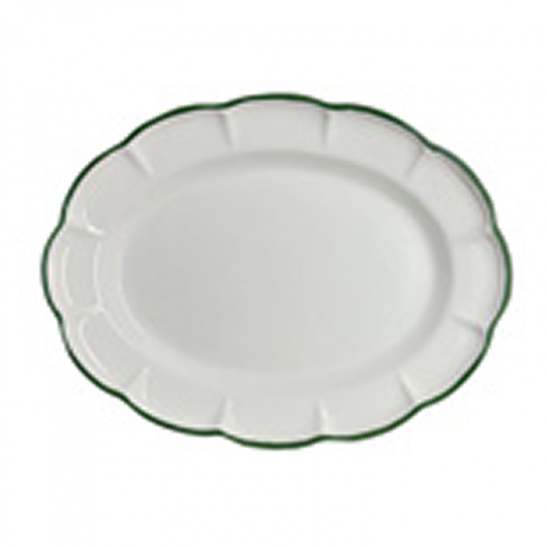 Dolcevita Filo Ovales Tablett 39 Cm Grün