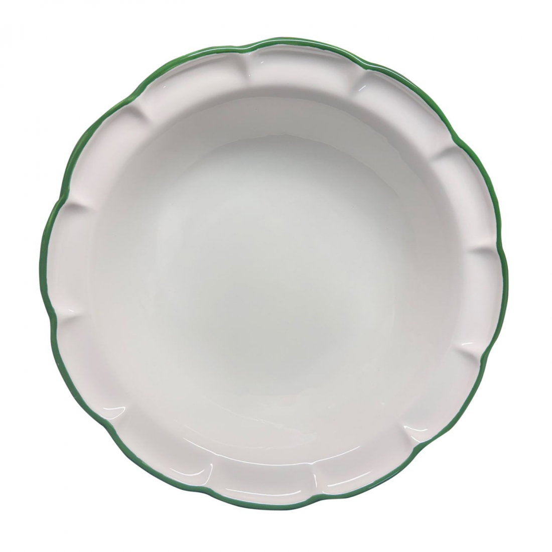 Grüne Salatschüssel Filo Rollkragen