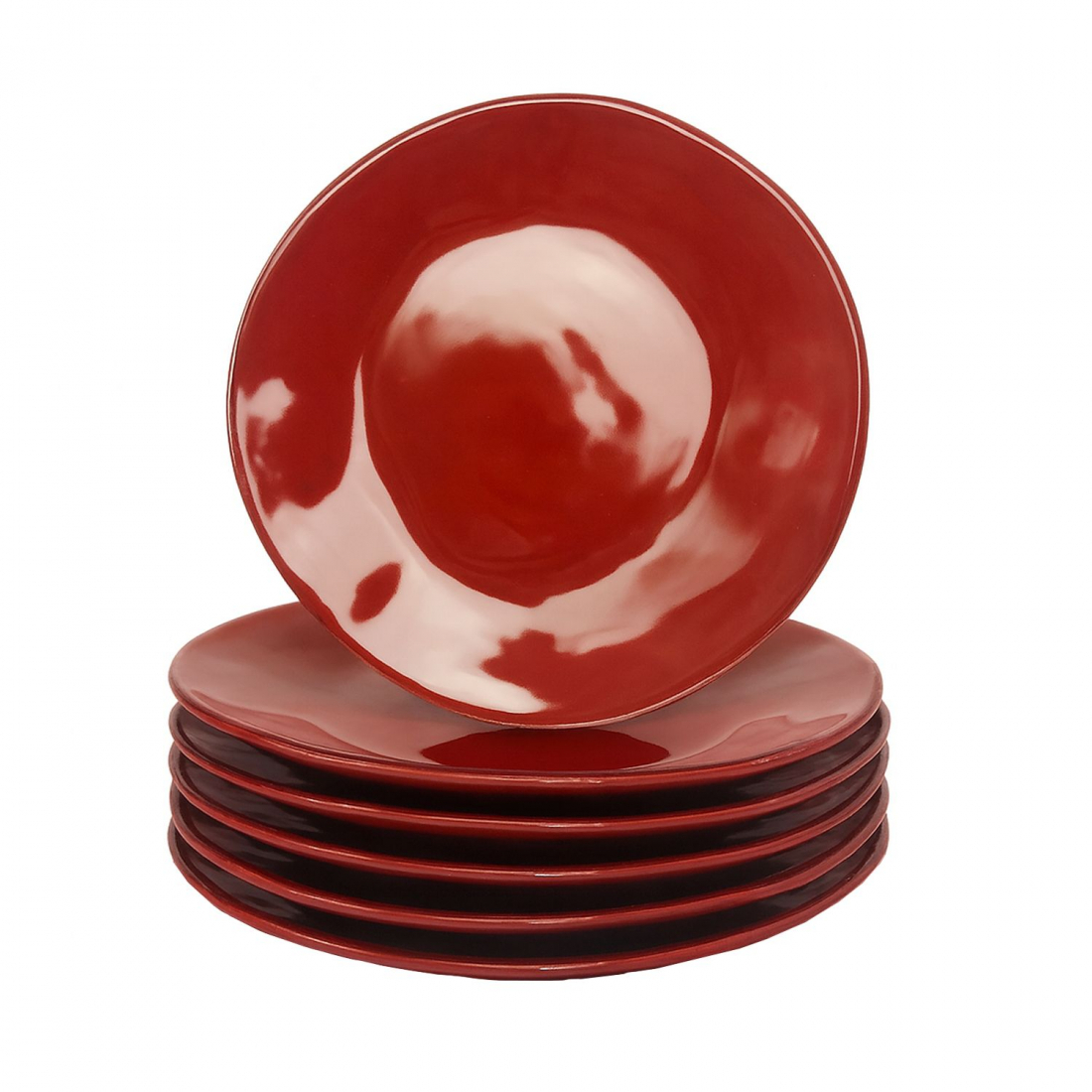 Materia Obstteller-Set, 6 Stück, 23 Cm, Bordeaux