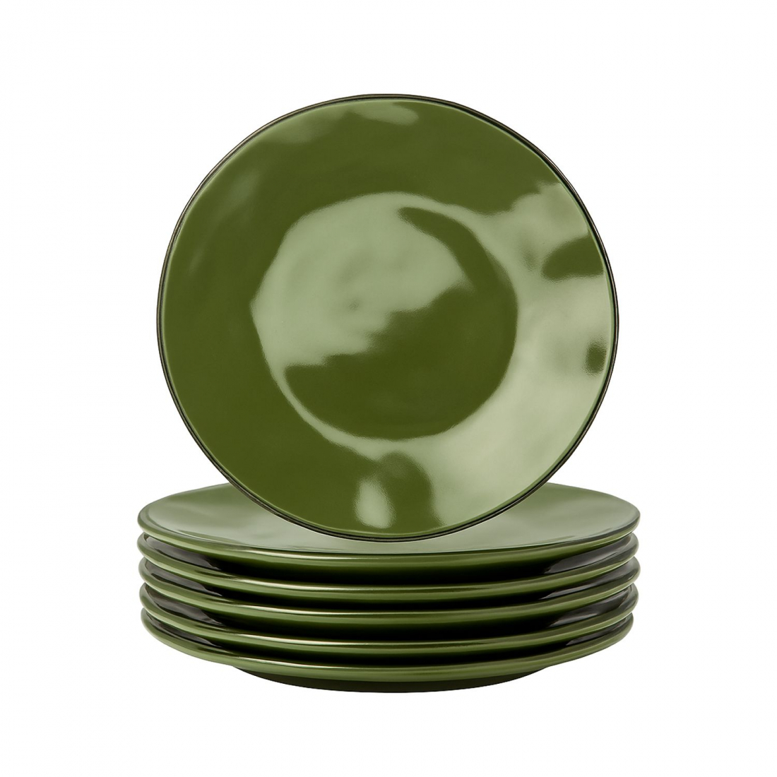 Materia Set Mit 6 Obsttellern, 23 Cm, Holz