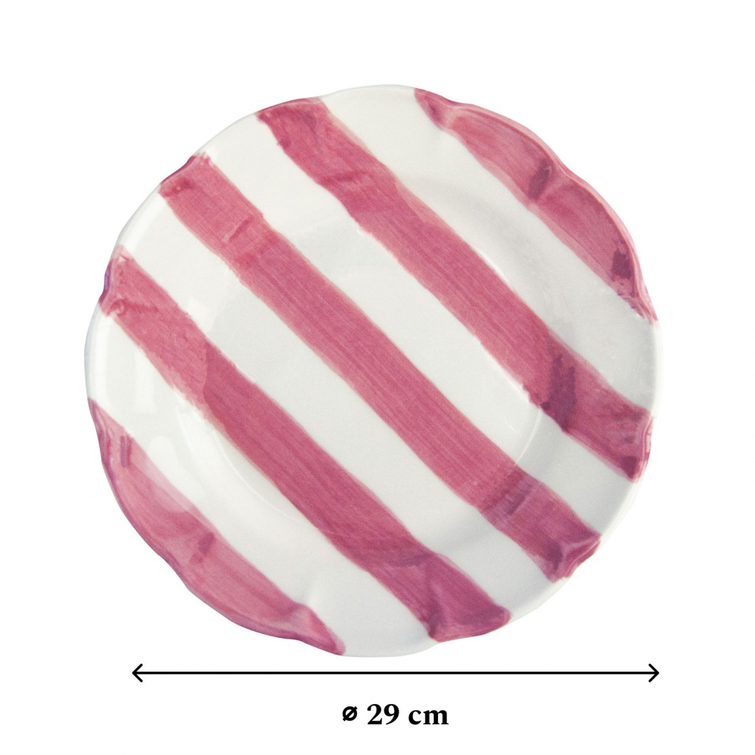 Pink Dolcevita Place Card Plate