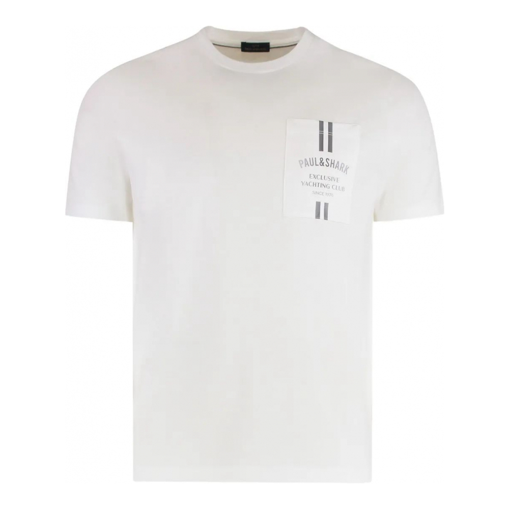 T-shirt 'Crew-Neck Pocket' pour Hommes