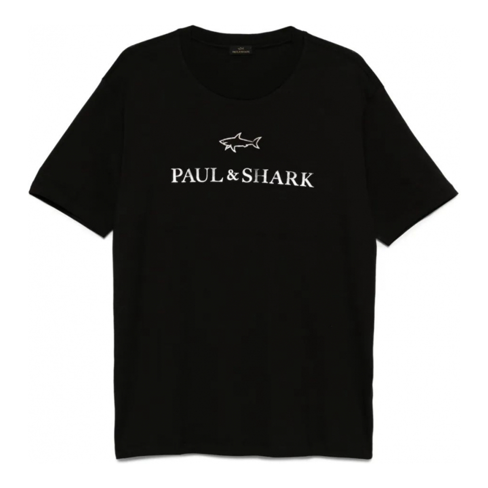 T-shirt 'Logo-Detailed' pour Hommes