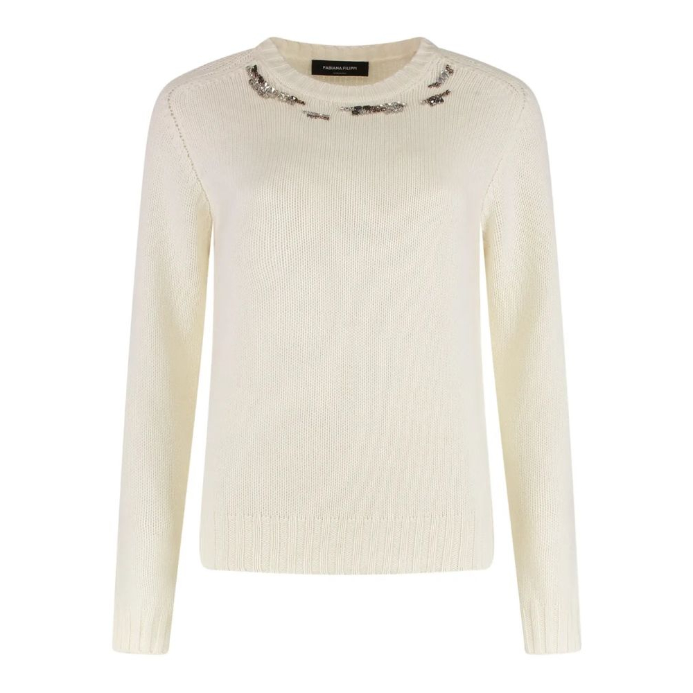 Pull en cachemire 'Crew-Neck' pour Femmes