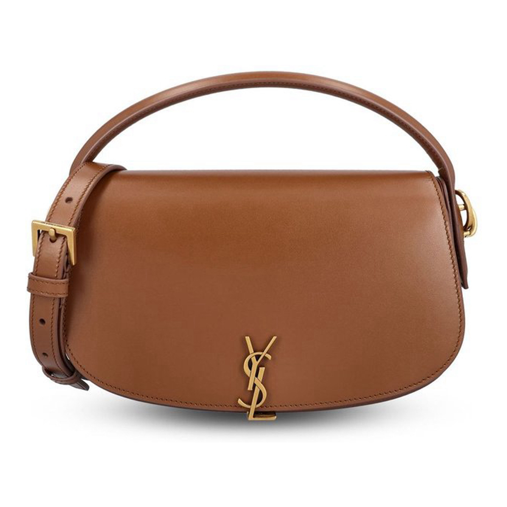 Women's 'Logo Plaque Foldover Top' Shoulder Bag