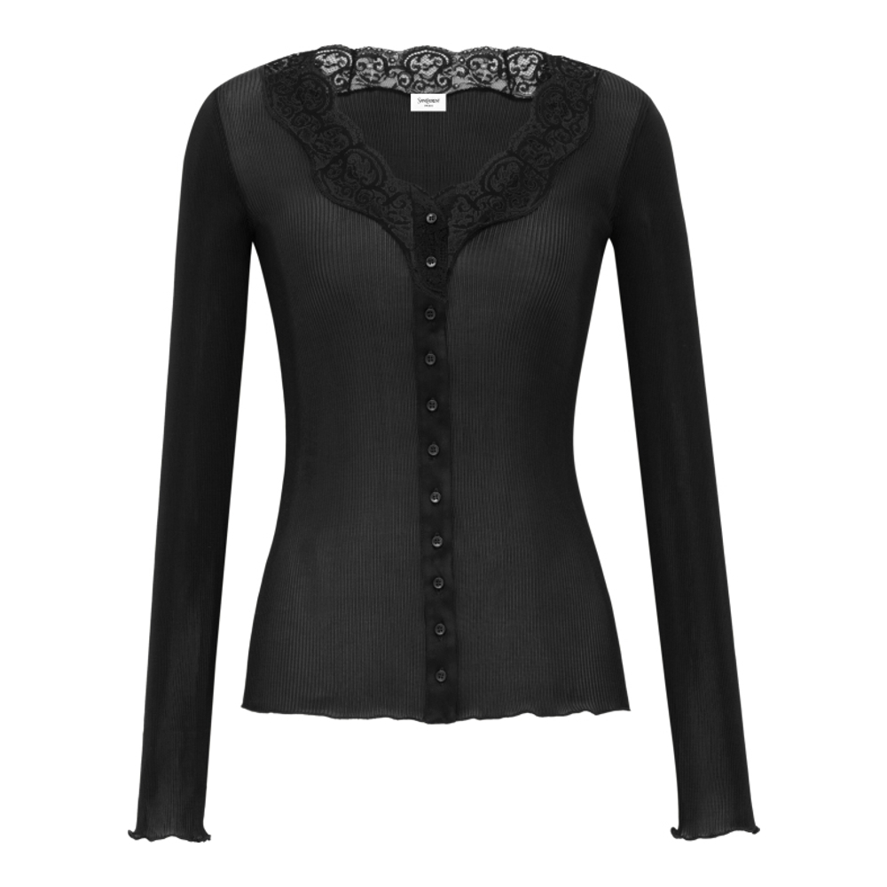 Cardigan 'Ribbed Lace' pour Femmes