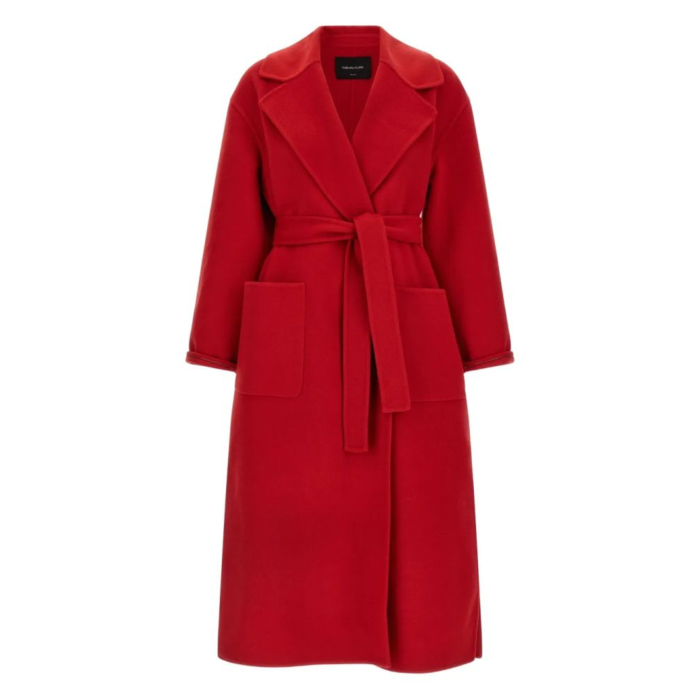 Manteau 'Belted-Lapel' pour Femmes