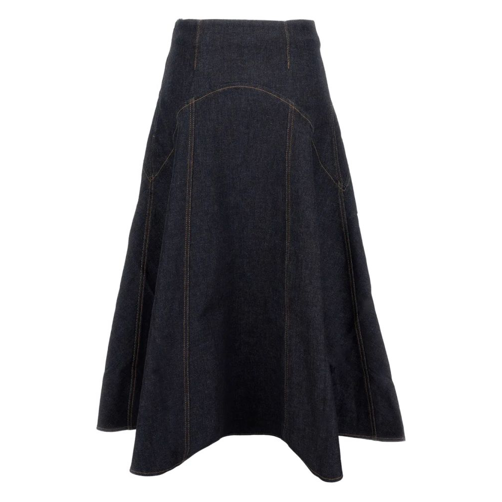 Women's 'The Triangle De-Nîmes Flared' Denim Skirt