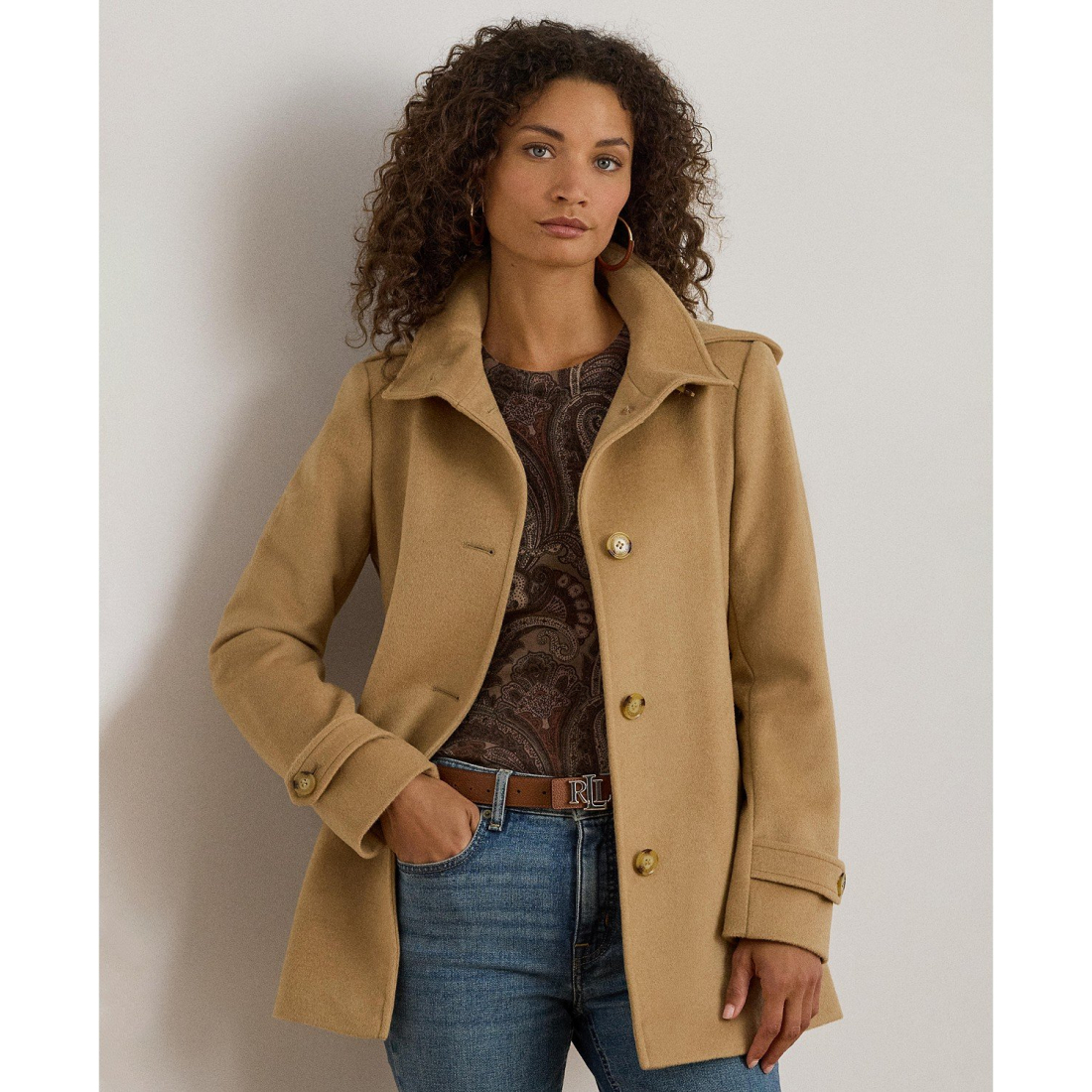 Manteau 'Icon Hooded A-Line' pour Femmes