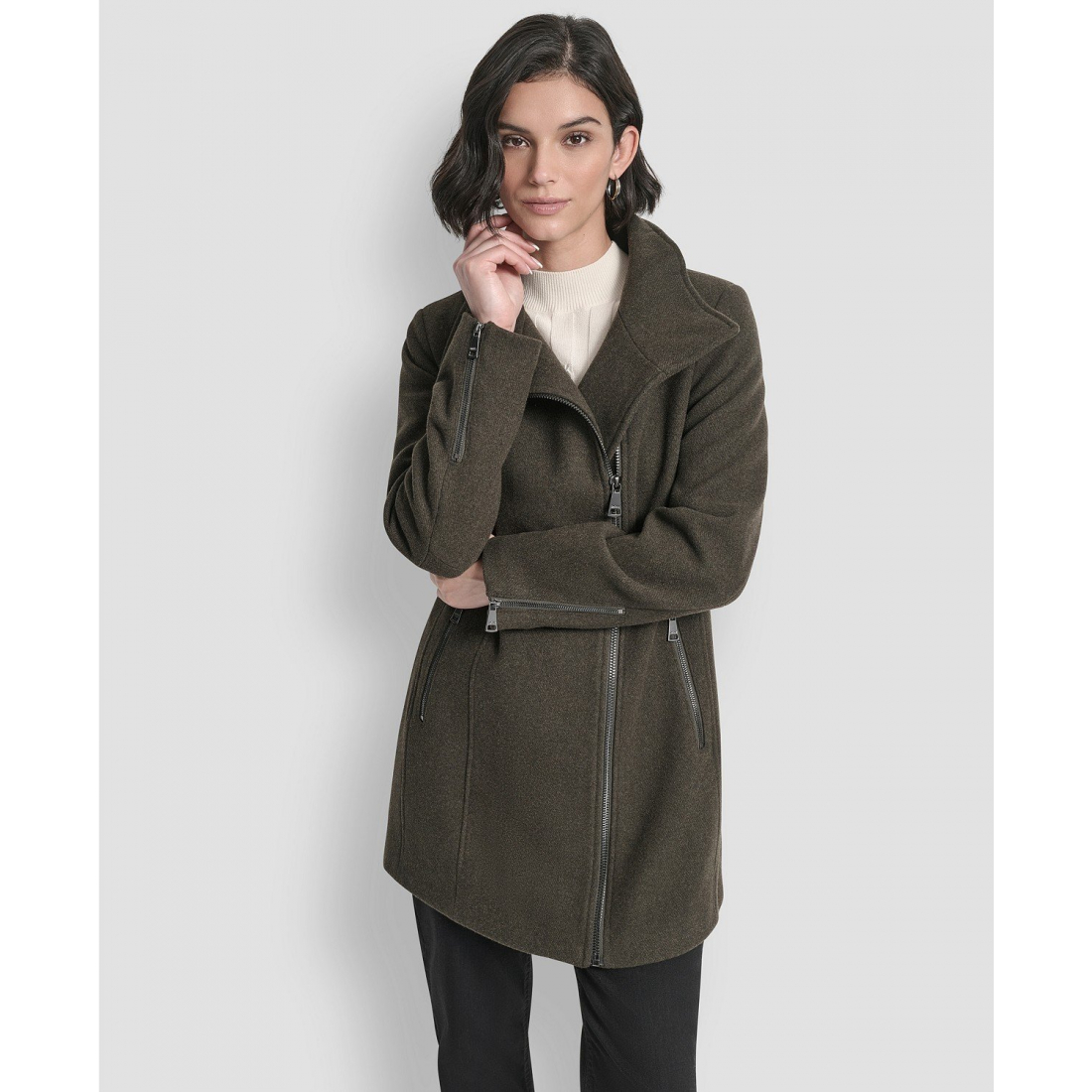 Manteau 'Asymmetrical Zip' pour Femmes