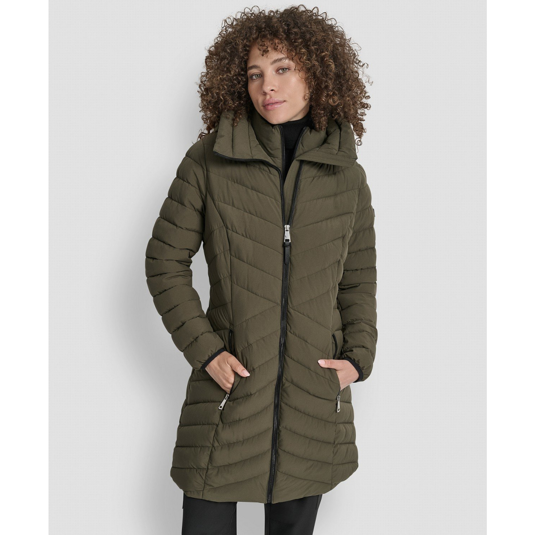 Women's 'Bibbed Packable' Puffer Coat