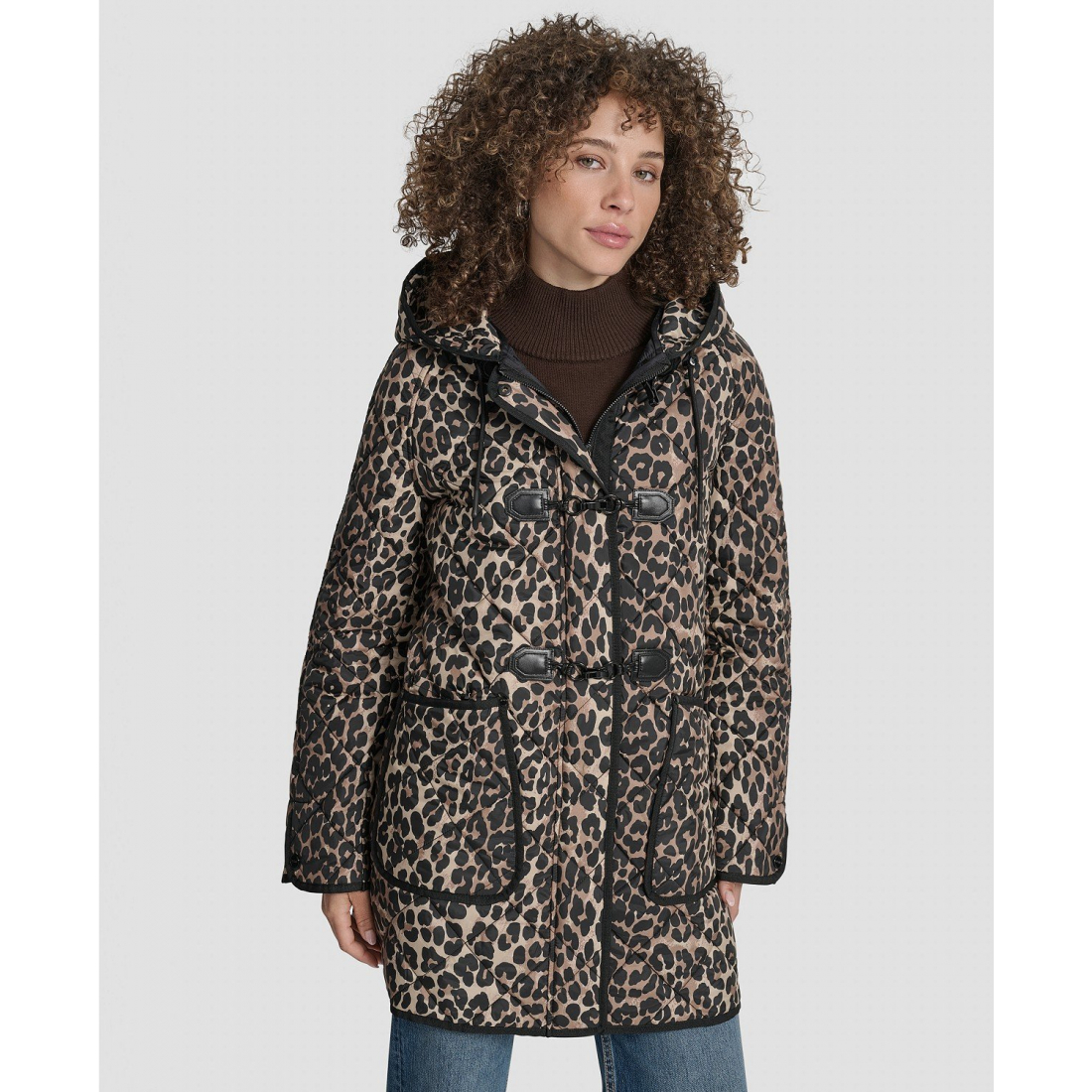 'Hooded Toggle Quilted' Mantel für Damen