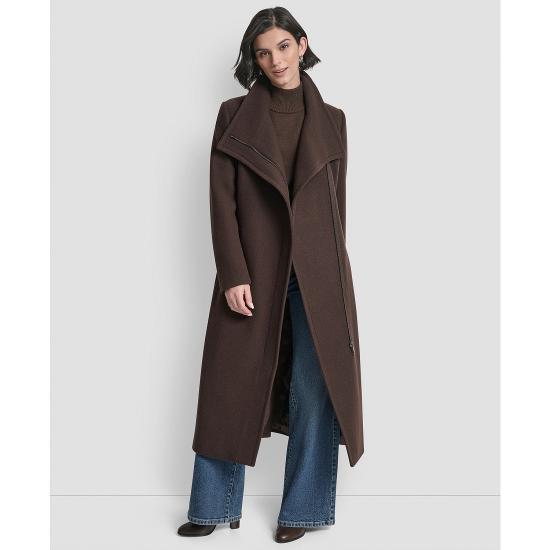 Manteau 'Wing Collar Asymmetrical' pour Femmes
