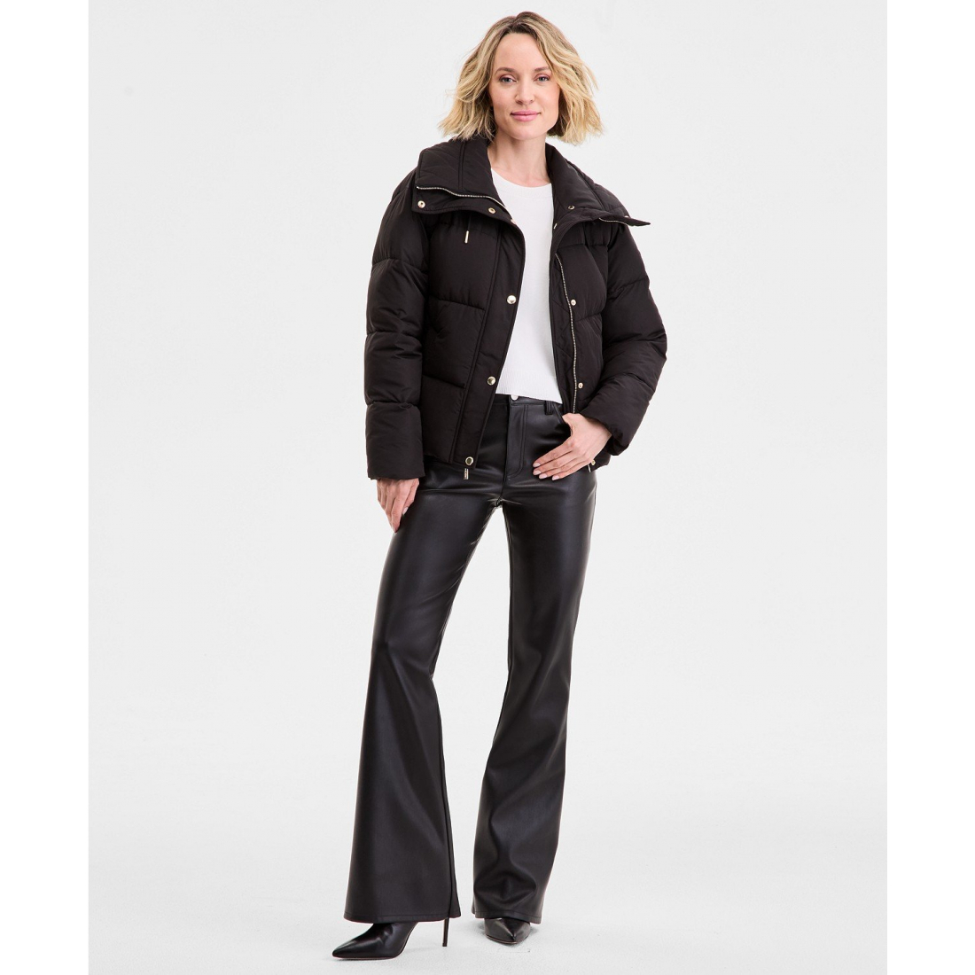 Manteau matelassé 'Drawstring-Collar' pour Femmes